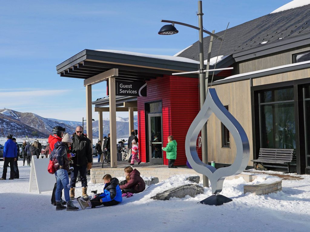 Snowmass guest services building