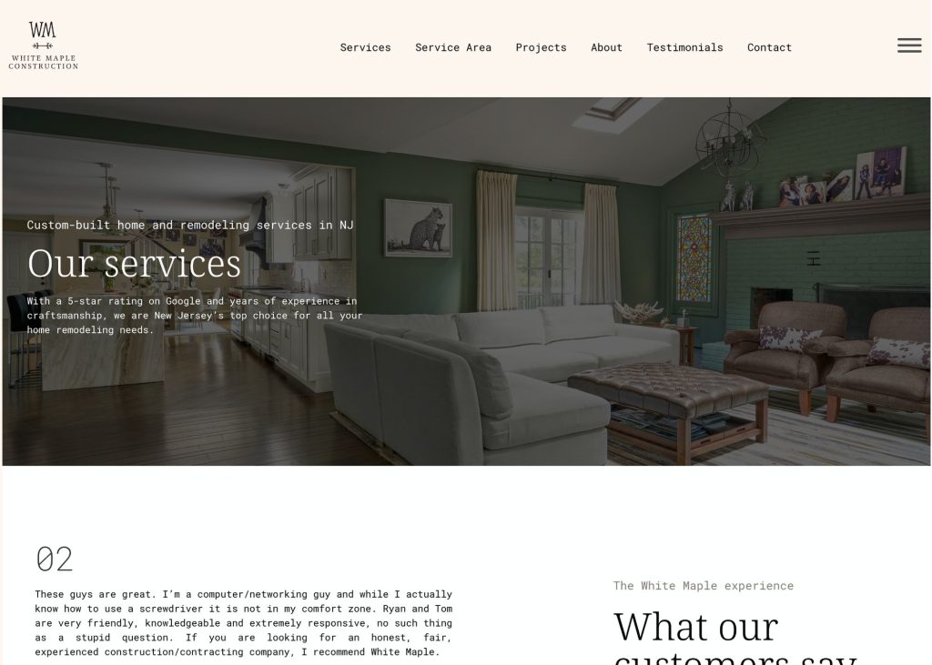 Construction Website Design