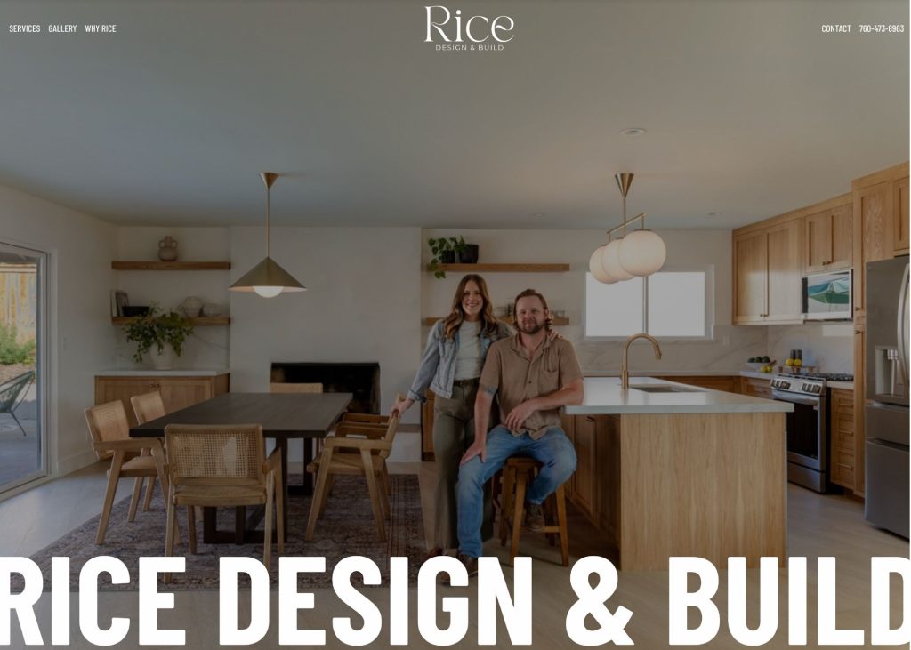 Construction website design by Nover Marketing