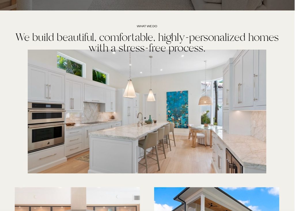 Construction website design by Nover Marketing
